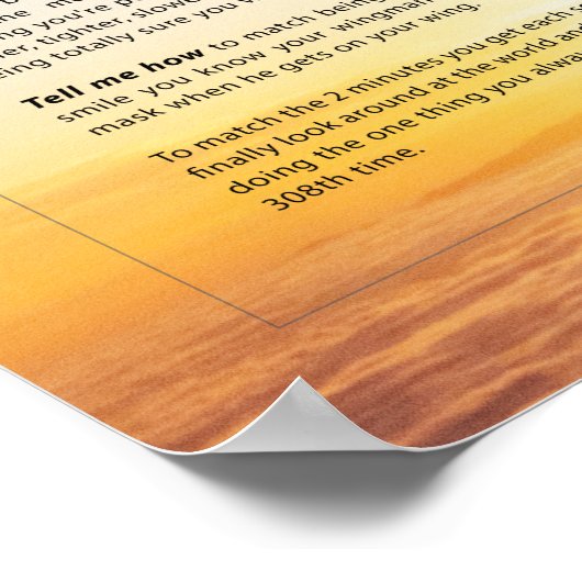 Poster Dites-moi comment (Coin)