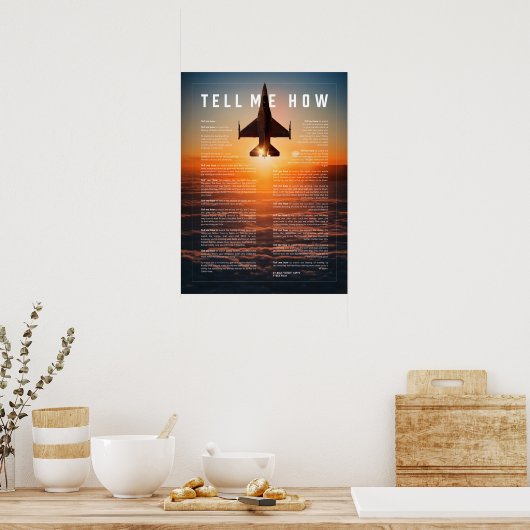 Poster Dites-moi comment (Cuisine)