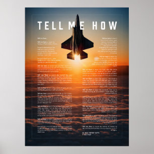 Poster Dites-moi comment