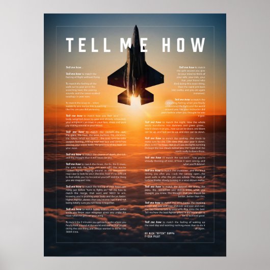 Poster Dites-moi comment (Devant)