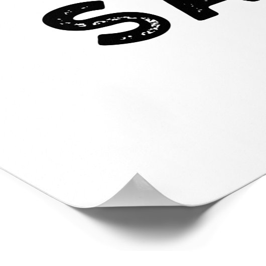 Poster Dites Mutt Funny Cool Chien Pun (Coin)