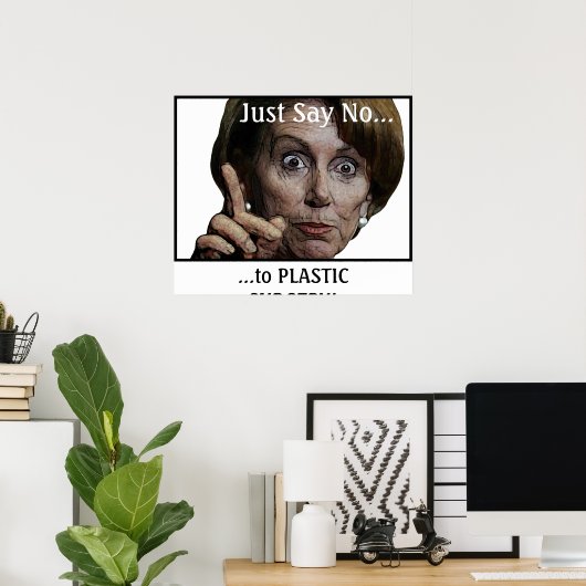 Poster Dites Non... (Bureau à domicile)