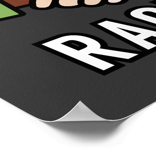 Poster Dites Non Au Racisme (Coin)