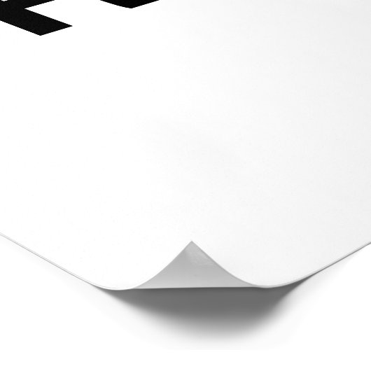 POSTER DITES NON AUX DROGUES (Coin)