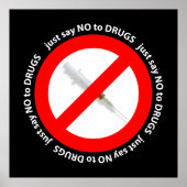 Poster Dites non aux drogues (Devant)