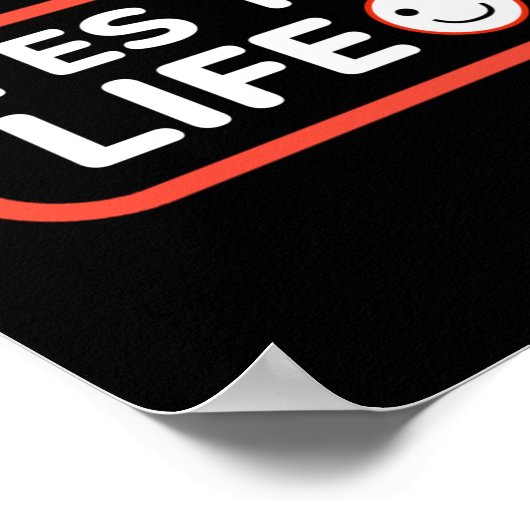 Poster Dites Non Aux Drogues Oui À La Vie (Coin)