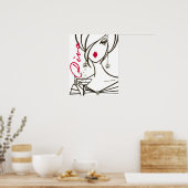 Poster Divas Rule ! imprimer (Cuisine)