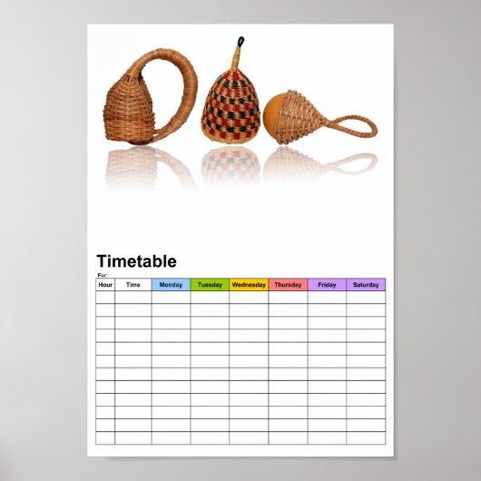 Poster Divers hochet / Horaire (Devant)