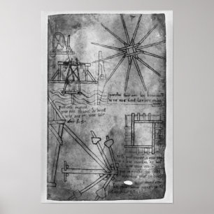 Poster Divers moteurs et instruments