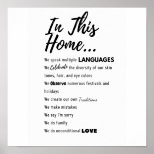 Poster Divers produits de la famille