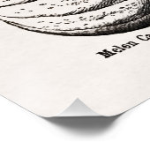 Poster Diverses espèces de melons (Coin)