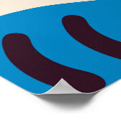 Poster Diverses facettes colorées et fondantes souriantes (Coin)