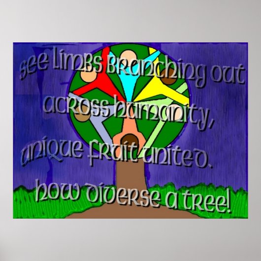 Poster Diversity Tree (Voorkant)