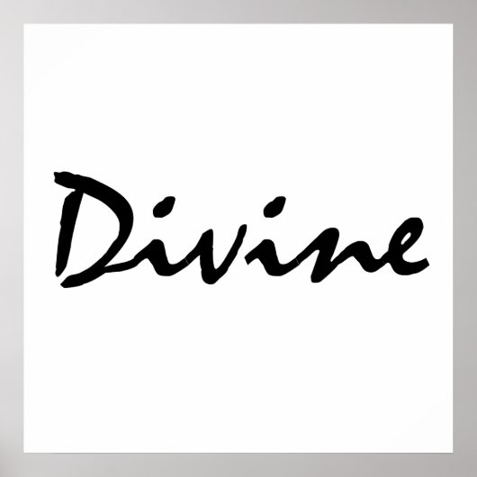 Poster Divin (Devant)