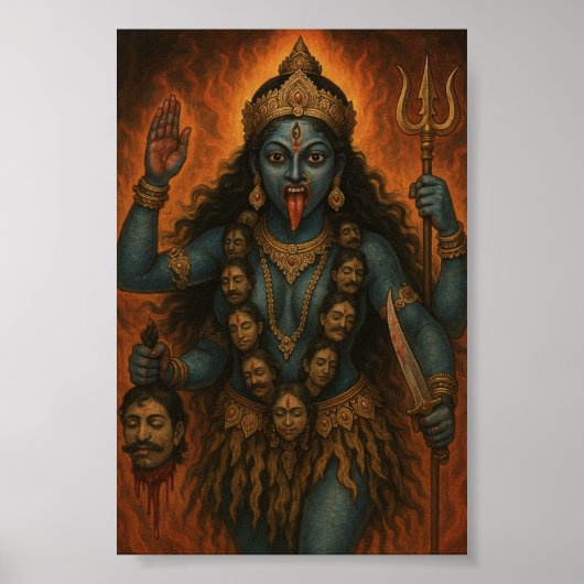 Poster Divin Féminin Déesse Kali (Devant)