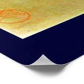POSTER DIVINE EN BLEU (Coin)