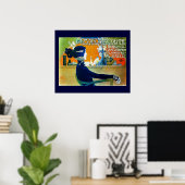 POSTER DIVINE EN BLEU (Bureau à domicile)