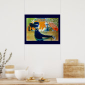 POSTER DIVINE EN BLEU (Cuisine)