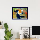 POSTER DIVINE EN BLEU (Bureau à domicile)
