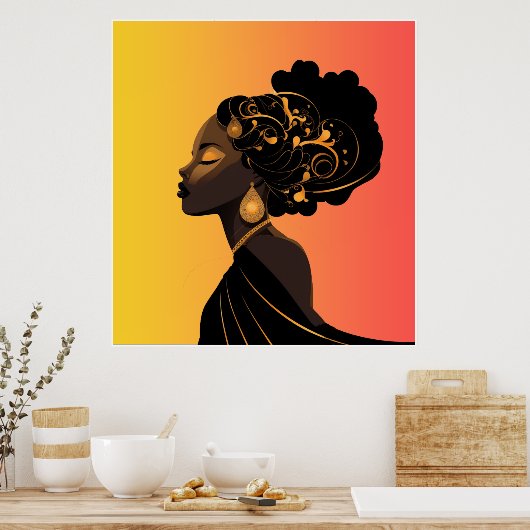 POSTER DIVINE FEMININE #3 (Cuisine)