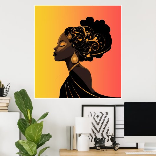 POSTER DIVINE FEMININE #3 (Bureau à domicile)