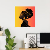 POSTER DIVINE FÉMININE #3 (Bureau à domicile)