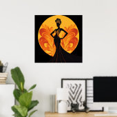 POSTER DIVINE FÉMININE #4 (Bureau à domicile)