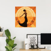 POSTER DIVINE FÉMININE #5 (Bureau à domicile)