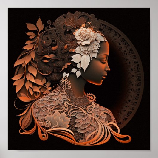 POSTER DIVINE FEMININE N° 1 (Devant)