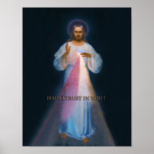 Poster Divine Mercy Image Vilnius Originale
