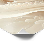 Poster Divine Mère Bénédiction Au Milieu De Tons Blanches (Coin)