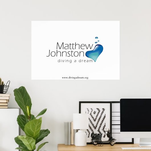 Poster Diving A Dream (Bureau à domicile)