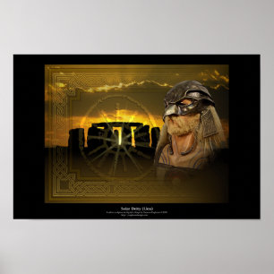 Poster Divinité solaire (Lleu)