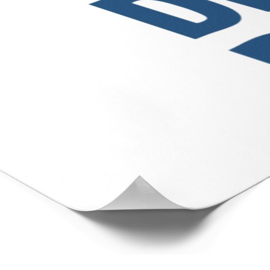 Poster Diviser Par Zéro N'Est Pas Un Jeu (Coin)