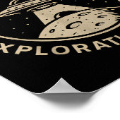 Poster Division Exploration Zone 67 Drôle 67 Mème Ufo Des (Coin)