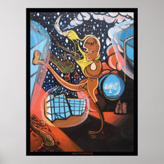 Poster Division par bulles (Devant)