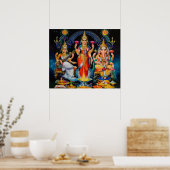 Poster Diwali Pooja par M Ramalingam (Cuisine)