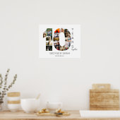 Poster Dix ans ensemble Anniversaire de mariage 18 Photo (Cuisine)
