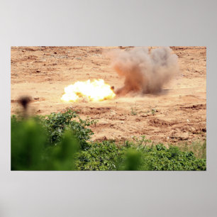 Poster Dix blocs de TNT d'une demi-livre