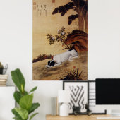 Poster Dix Chiens primés - Mukongque (lévriers chinois) (Bureau à domicile)