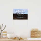 Poster Dix commandements (Cuisine)