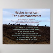 Poster Dix commandements (Devant)
