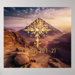 Poster Dix commandements