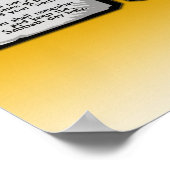 Poster Dix Commandements de la Sainte Bible, Loi de Dieu (Coin)