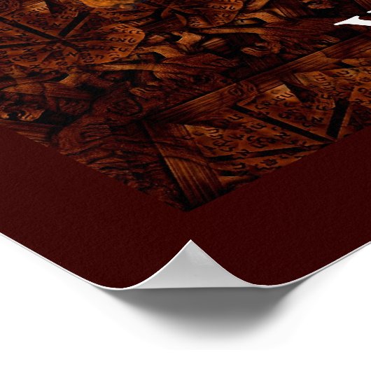 Poster Dix commandements et lions (Coin)