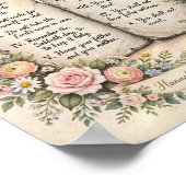Poster Dix Commandements Floraux (Coin)