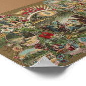 Poster Dix commandements Vintage religieux catholique (Coin)