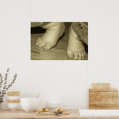 Poster Dix Minuscules orteils (Cuisine)