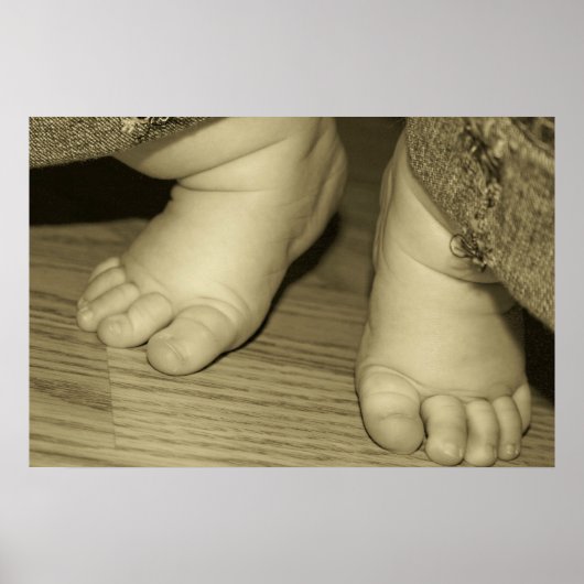 Poster Dix Minuscules orteils (Devant)