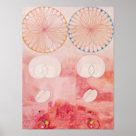 Poster Dix plus grandes, no 9, sagesse | Hilma af Klint | (Devant)